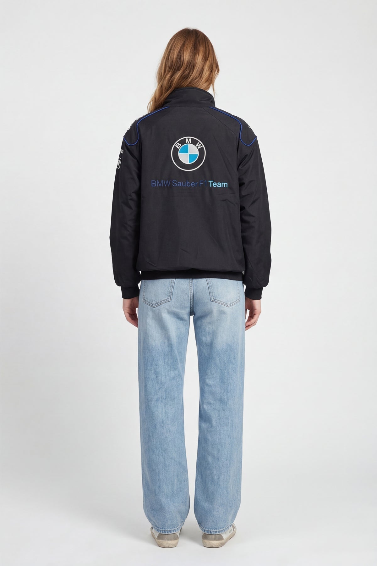 BMW F1 Vintage Racing Jacket - Black Edition Poky Development