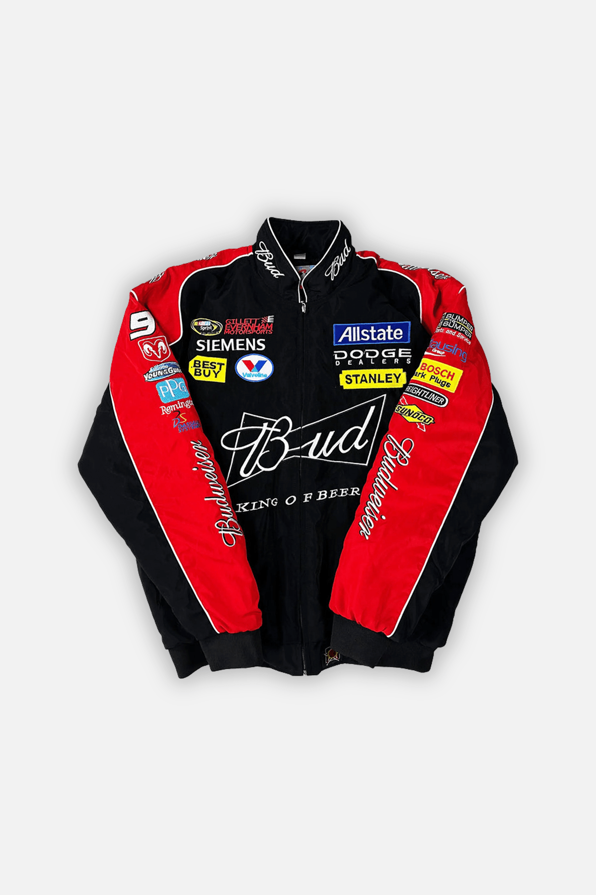Budweiser Racing Vintage Jacket - Black Edition Poky Development