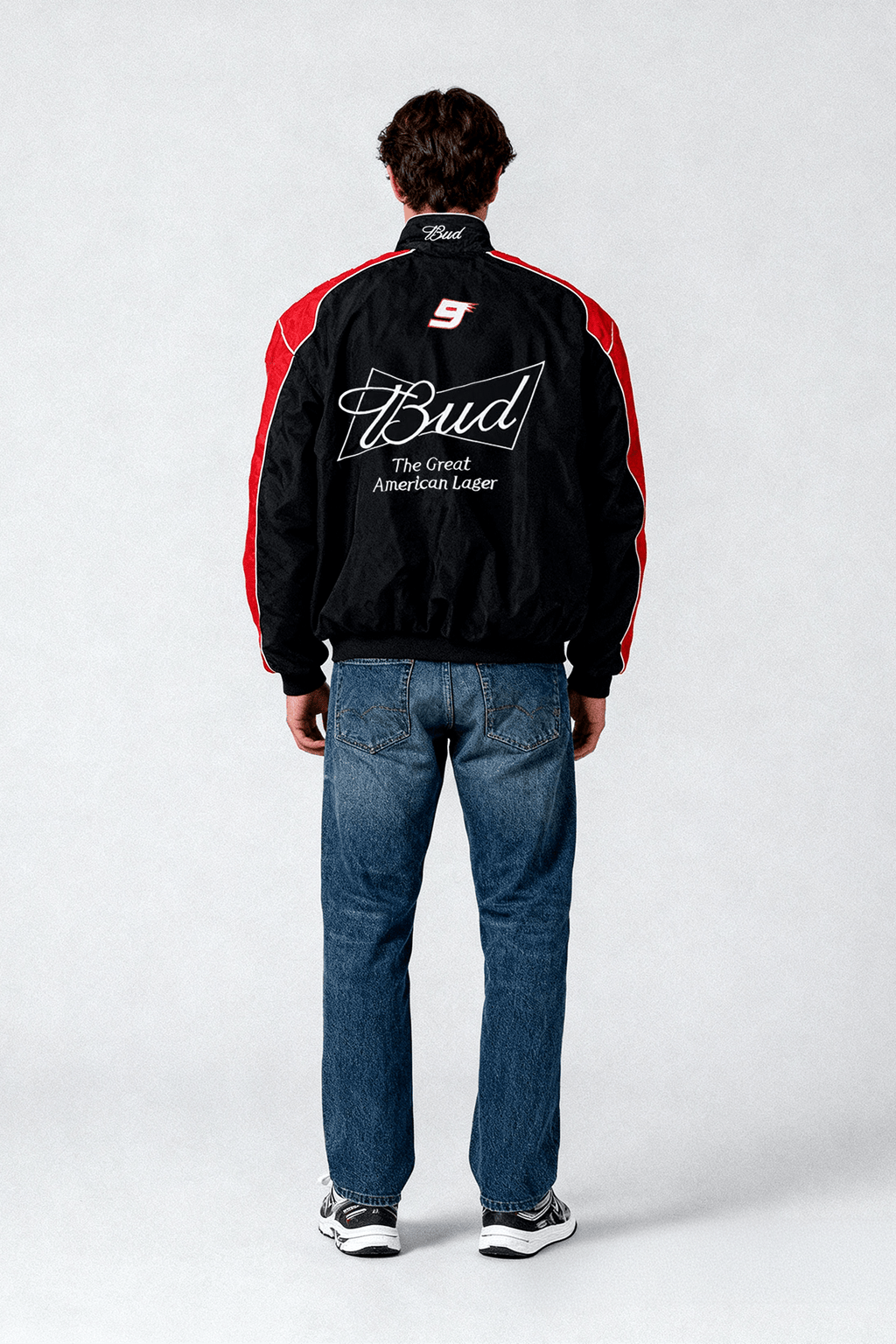 Budweiser Racing Vintage Jacket - Black Edition Poky Development