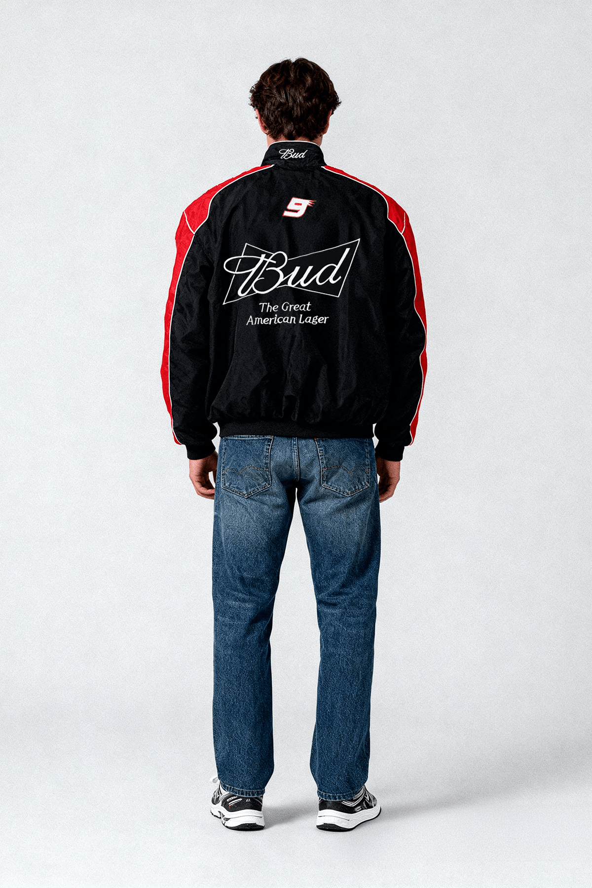 Budweiser Racing Vintage Jacket - Black Edition Poky Development
