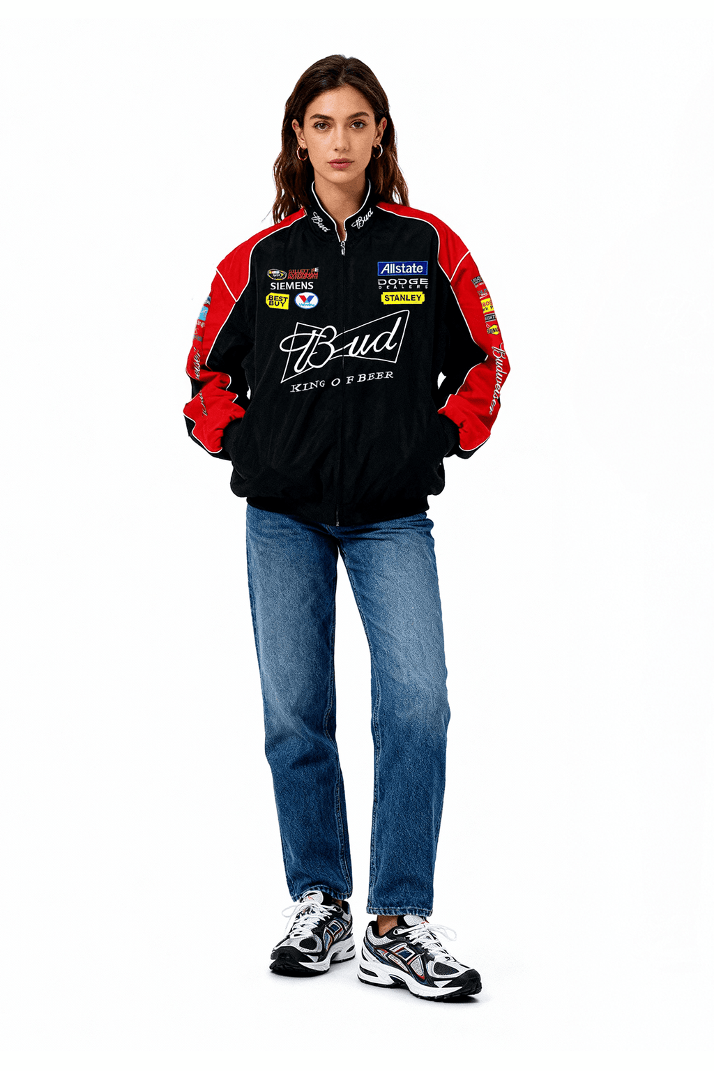 Budweiser Racing Vintage Jacket - Black Edition Poky Development
