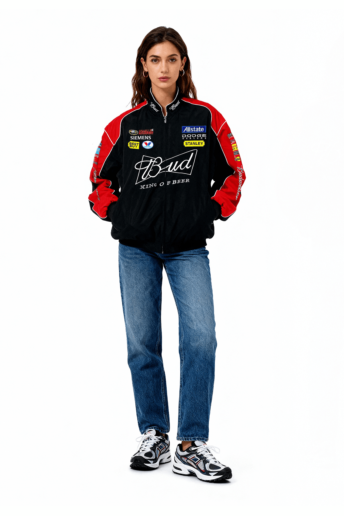 Budweiser Racing Vintage Jacket - Black Edition Poky Development