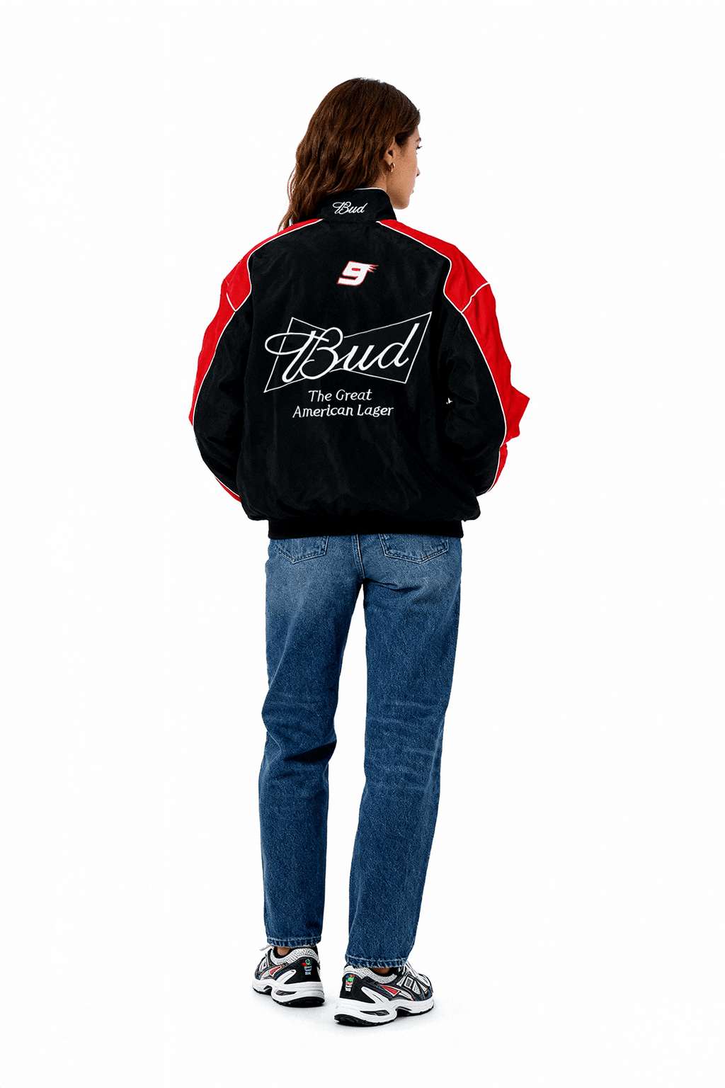 Budweiser Racing Vintage Jacket - Black Edition Poky Development