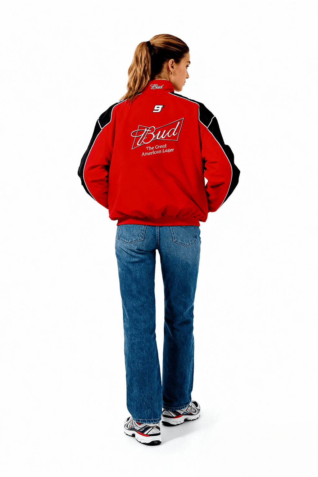 Budweiser Racing Vintage Jacket - Red Edition Poky Development