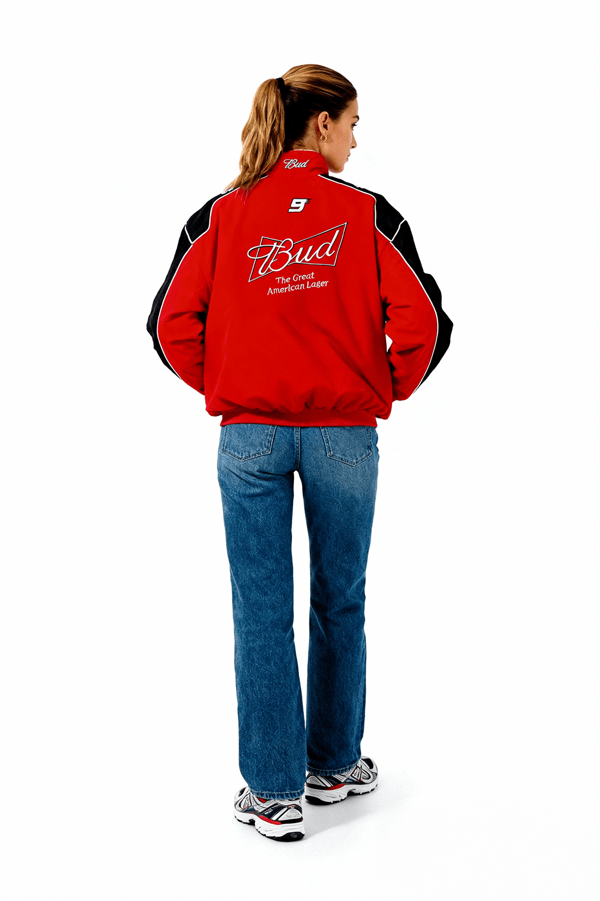 Budweiser Racing Vintage Jacket - Red Edition Poky Development