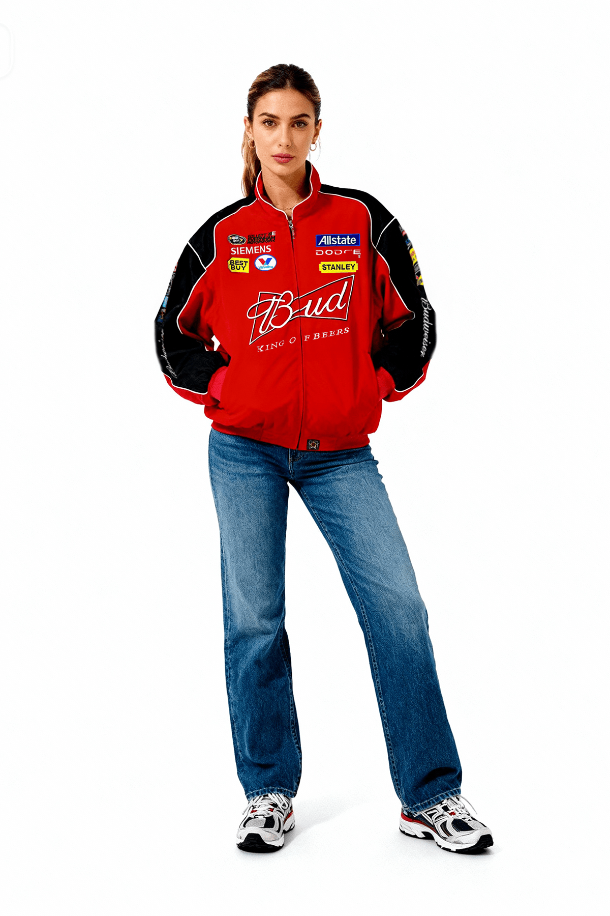 Budweiser Racing Vintage Jacket - Red Edition Poky Development