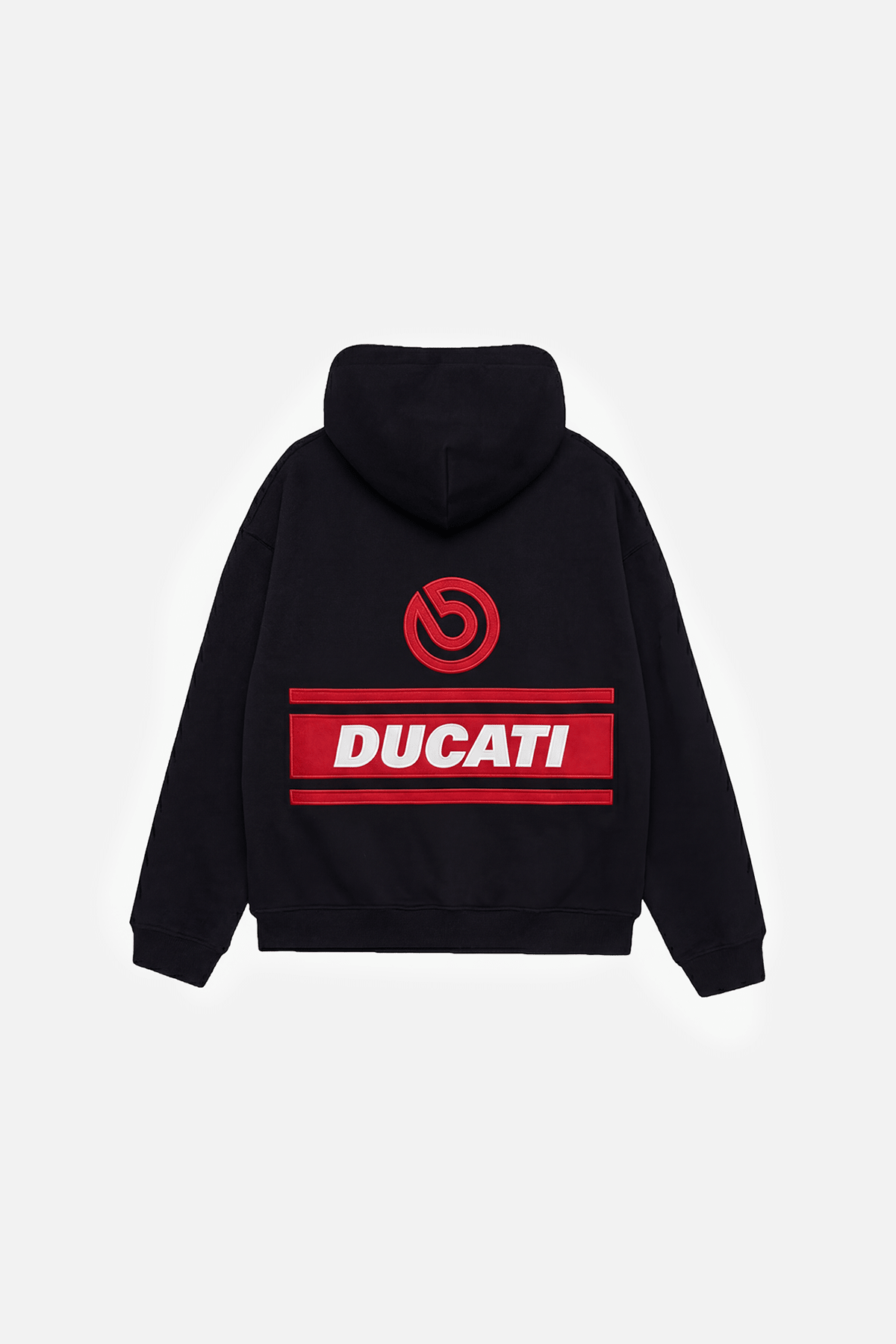 Ducati Racing Heritage Oversized Hoodie - Vintage Black J4R