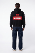 Ducati Racing Heritage Oversized Hoodie - Vintage Black J4R