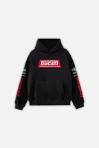 Ducati Racing Heritage Oversized Hoodie - Vintage Black J4R