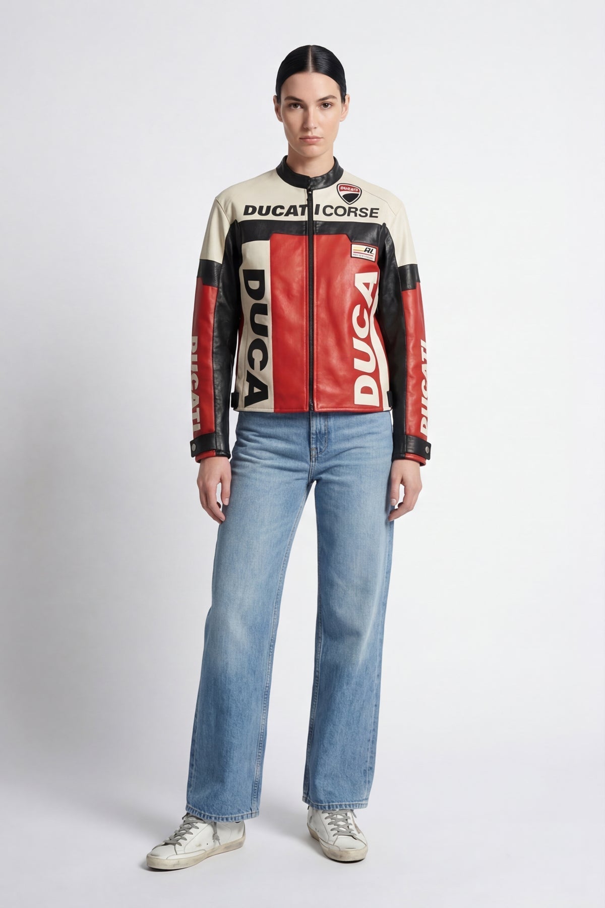 Ducati Vintage Leather Bomber Jacket J4R