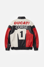Ducati Vintage Leather Bomber Jacket J4R