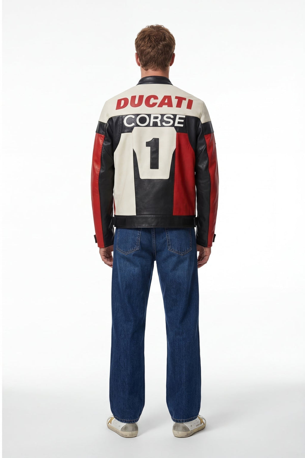 Ducati Vintage Leather Bomber Jacket J4R