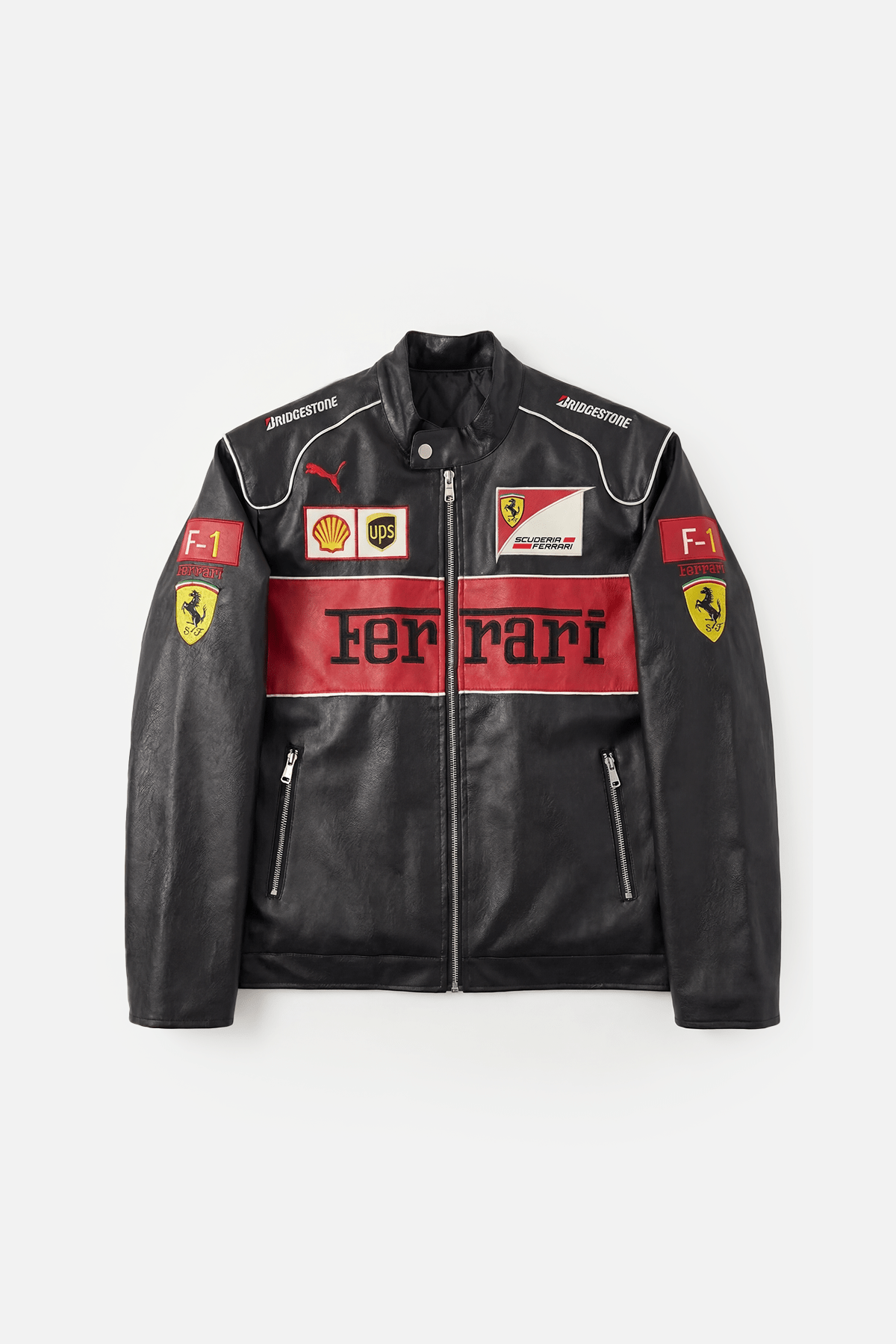 Ferrari F1 Vintage Leather Jacket - Special Edition Jackets4racing