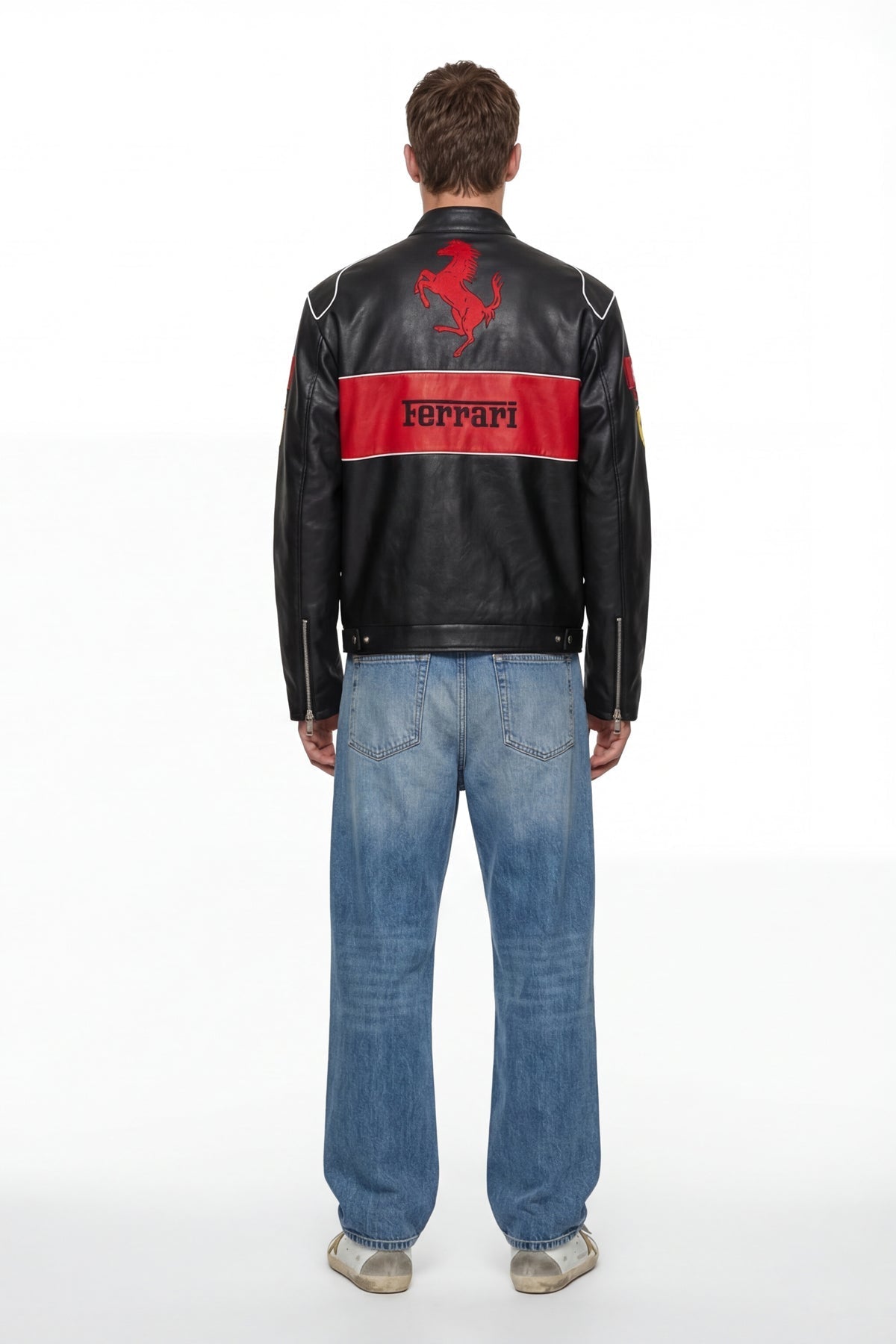 Ferrari F1 Vintage Leather Jacket - Special Edition Jackets4racing