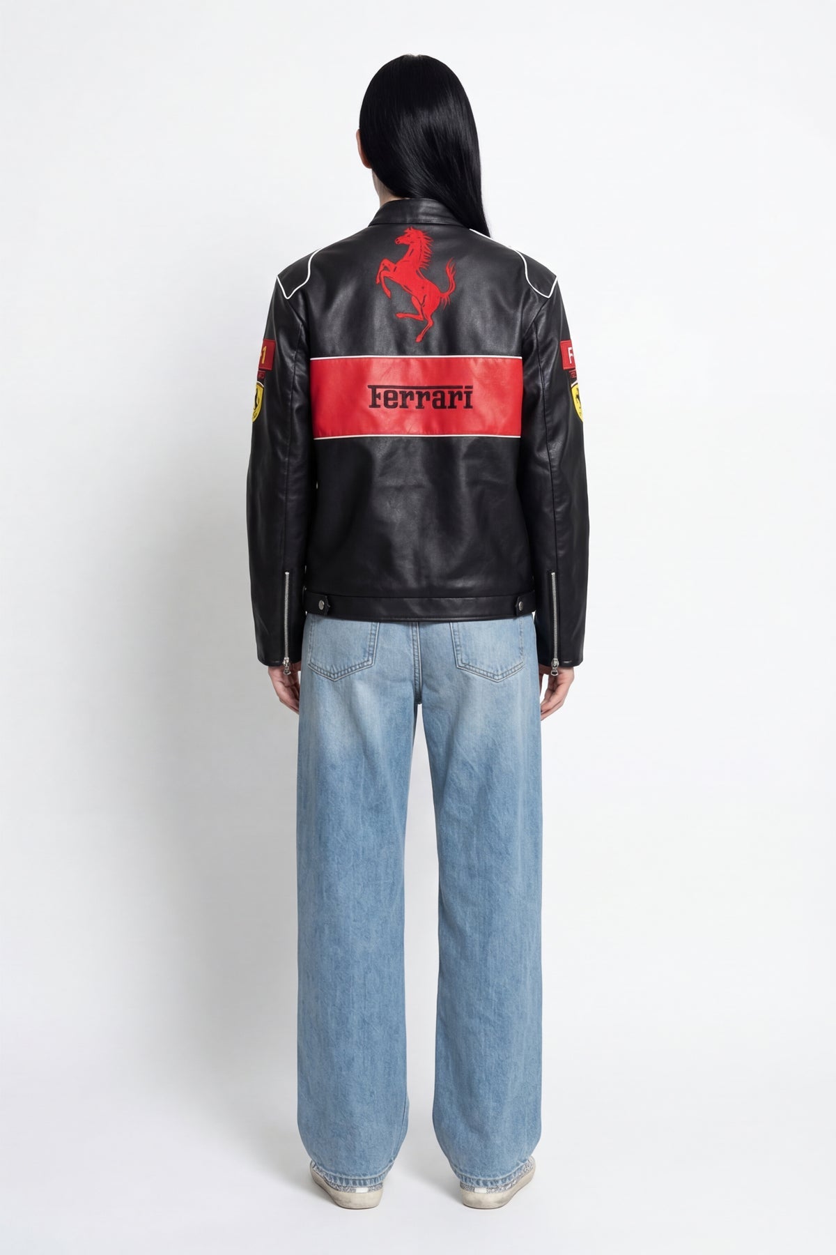 Ferrari F1 Vintage Leather Jacket - Special Edition Jackets4racing