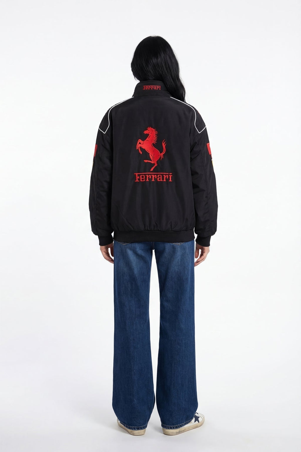 Ferrari F1 Vintage Racing Jacket - Black ZipCover Edition Poky Development
