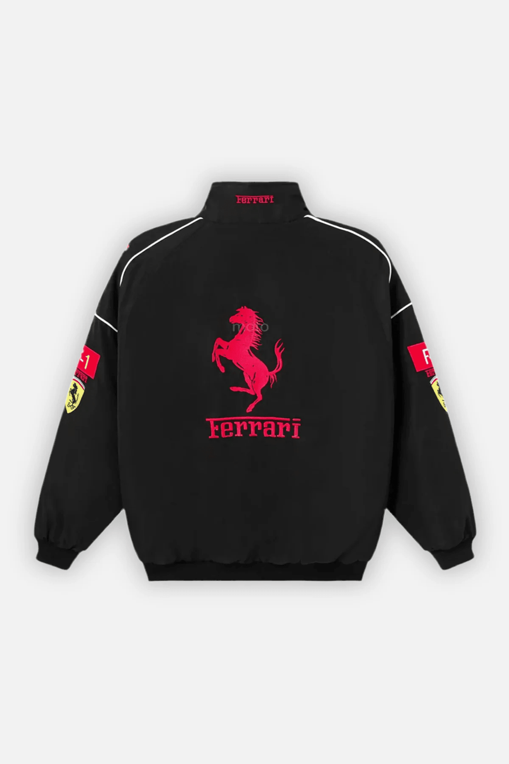Ferrari F1 Vintage Racing Jacket - Black ZipCover Edition Poky Development