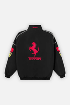 Ferrari F1 Vintage Racing Jacket - Black ZipCover Edition Poky Development