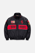 Ferrari F1 Vintage Racing Jacket - Black ZipCover Edition Poky Development