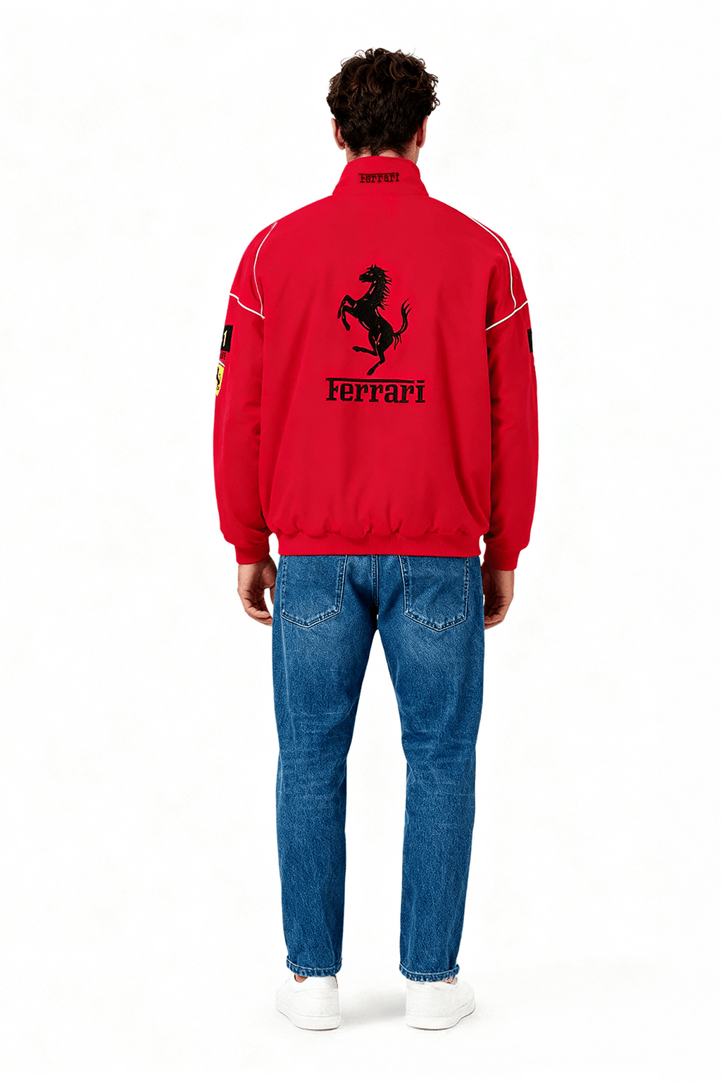 Ferrari F1 Vintage Racing Jacket - Red Edition Poky Development