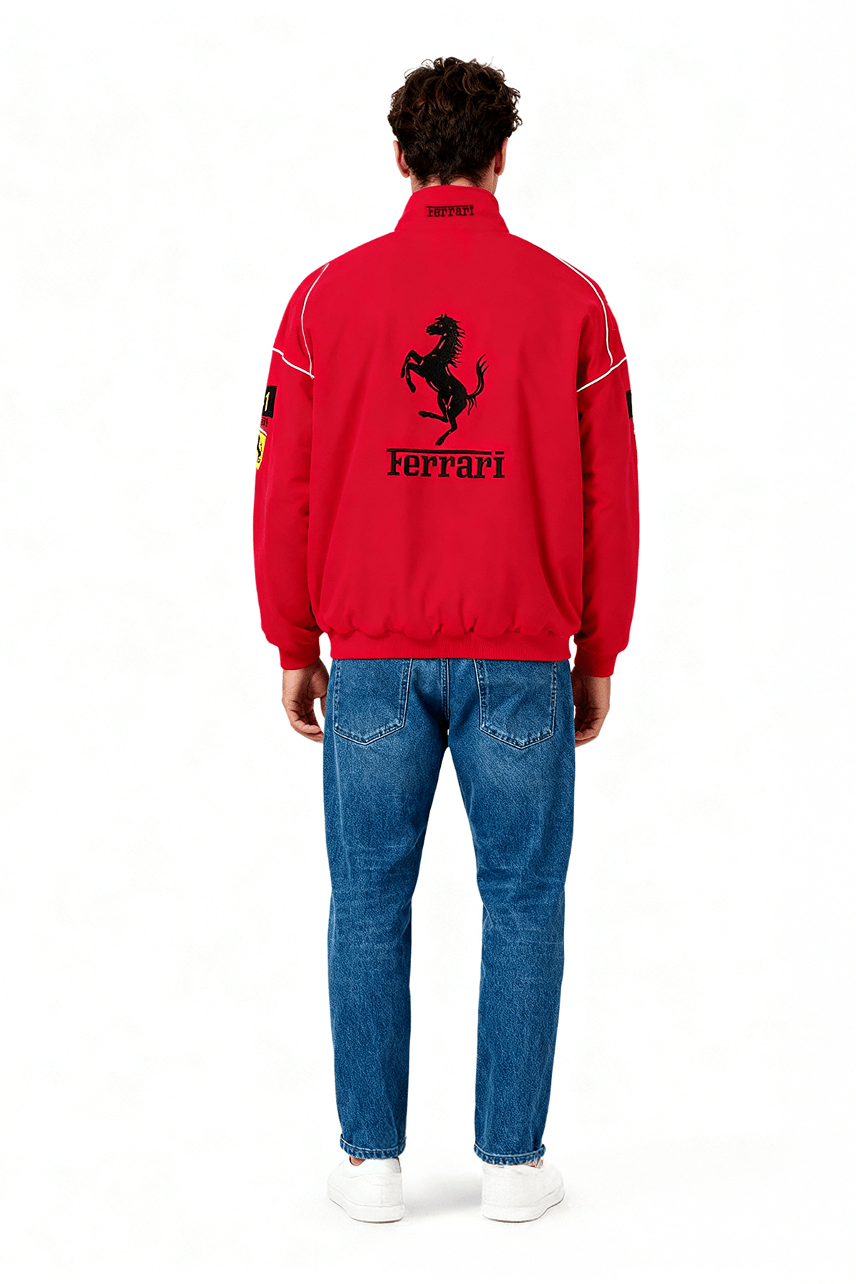 Ferrari F1 Vintage Racing Jacket - Red Edition Poky Development