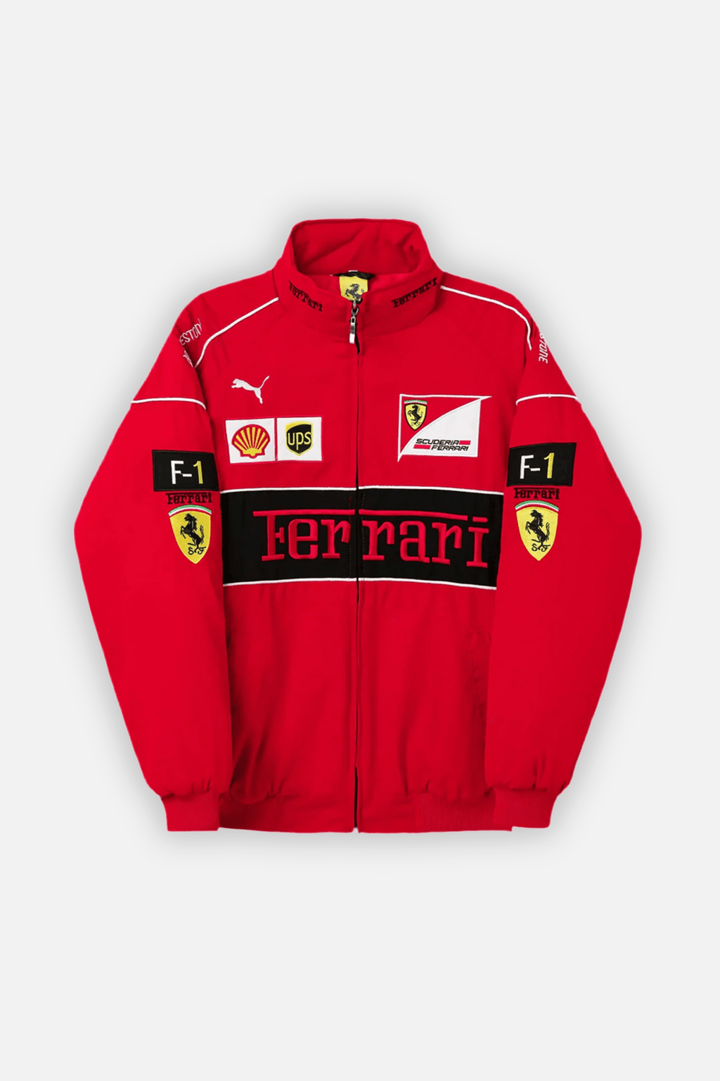 Ferrari F1 Vintage Racing Jacket - Red Edition Poky Development