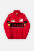 Ferrari F1 Vintage Racing Jacket - Red Edition Poky Development