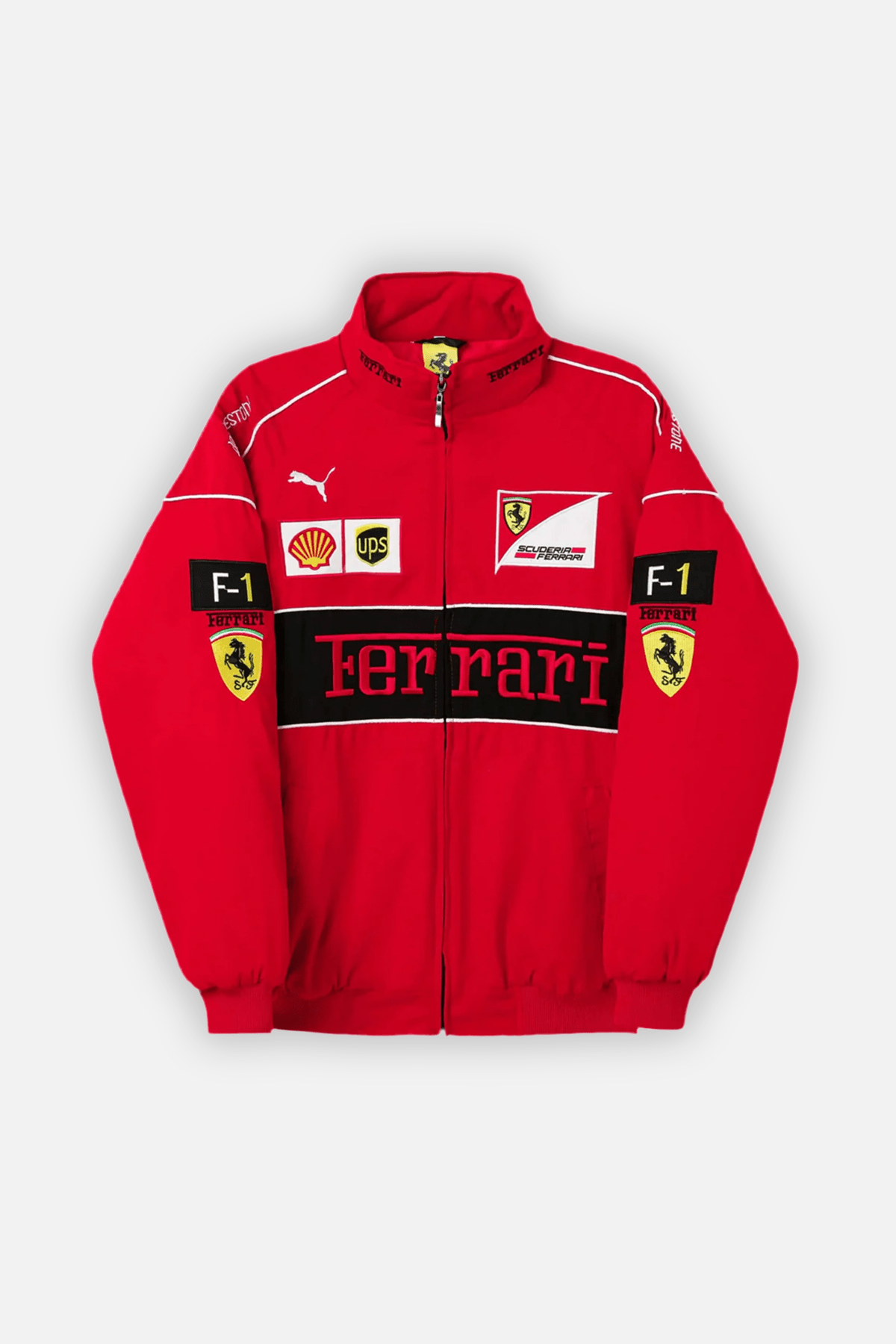 Ferrari F1 Vintage Racing Jacket - Red Edition Poky Development