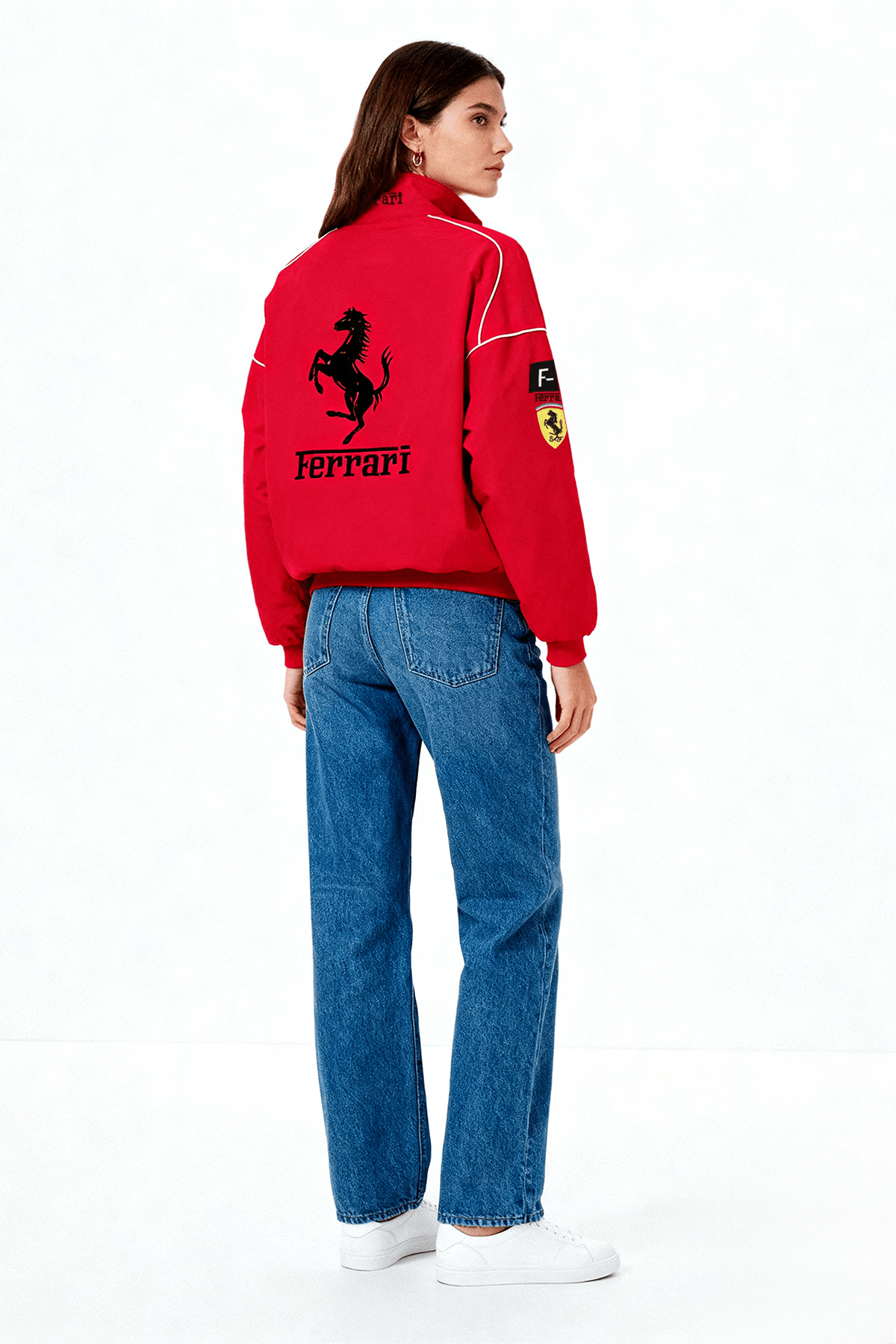 Ferrari F1 Vintage Racing Jacket - Red Edition Poky Development