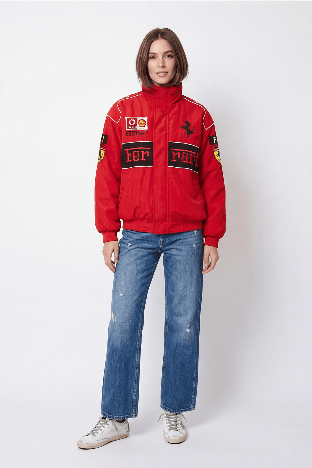 Ferrari F1 Vintage Racing Jacket - Red ZipCover Edition Poky Development