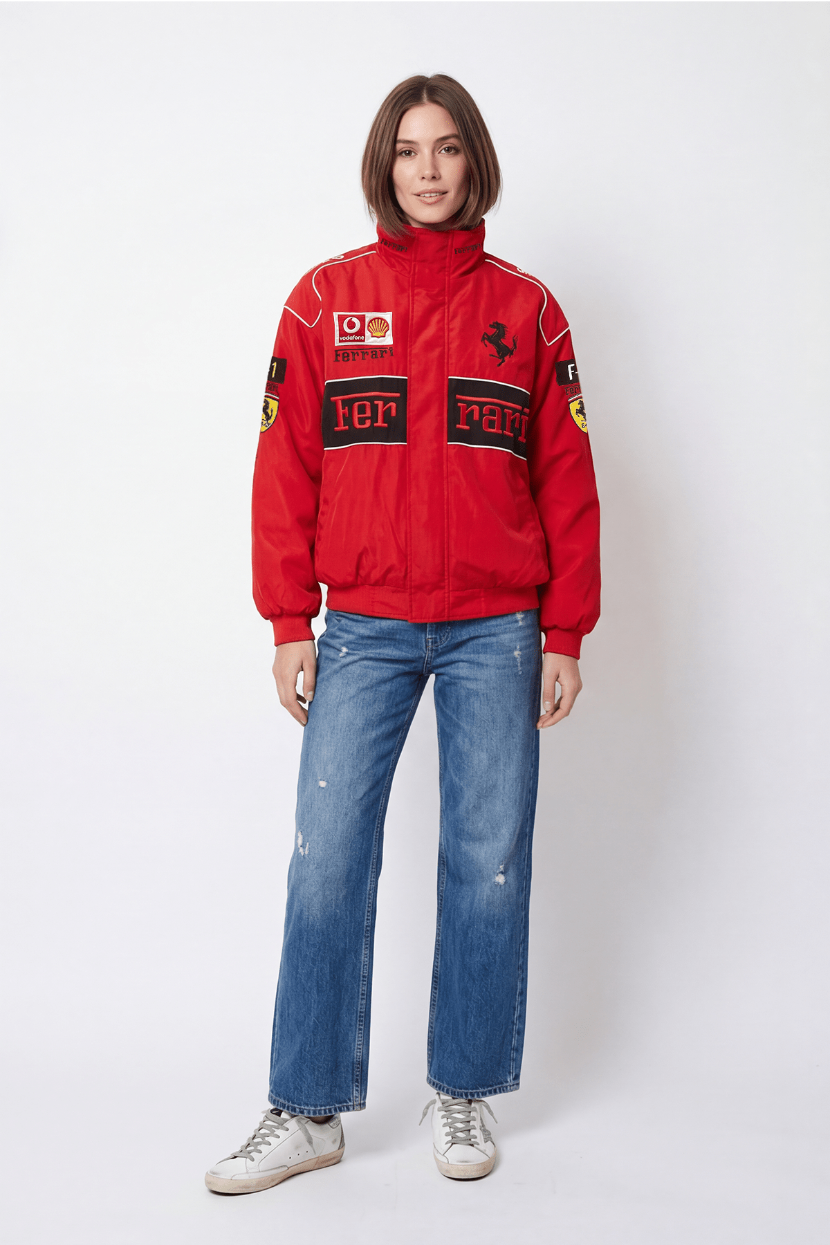 Ferrari F1 Vintage Racing Jacket - Red ZipCover Edition Poky Development