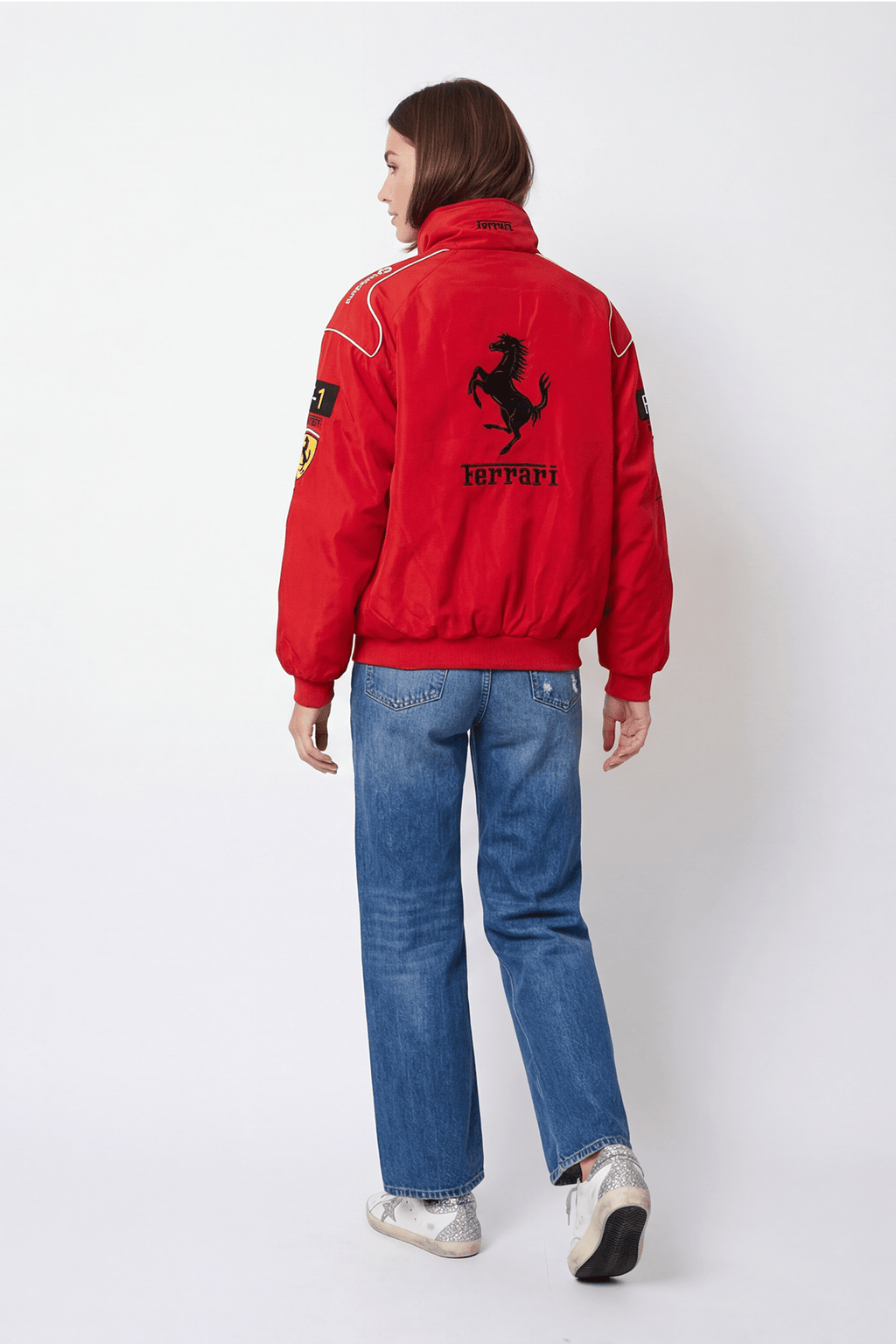 Ferrari F1 Vintage Racing Jacket - Red ZipCover Edition Poky Development