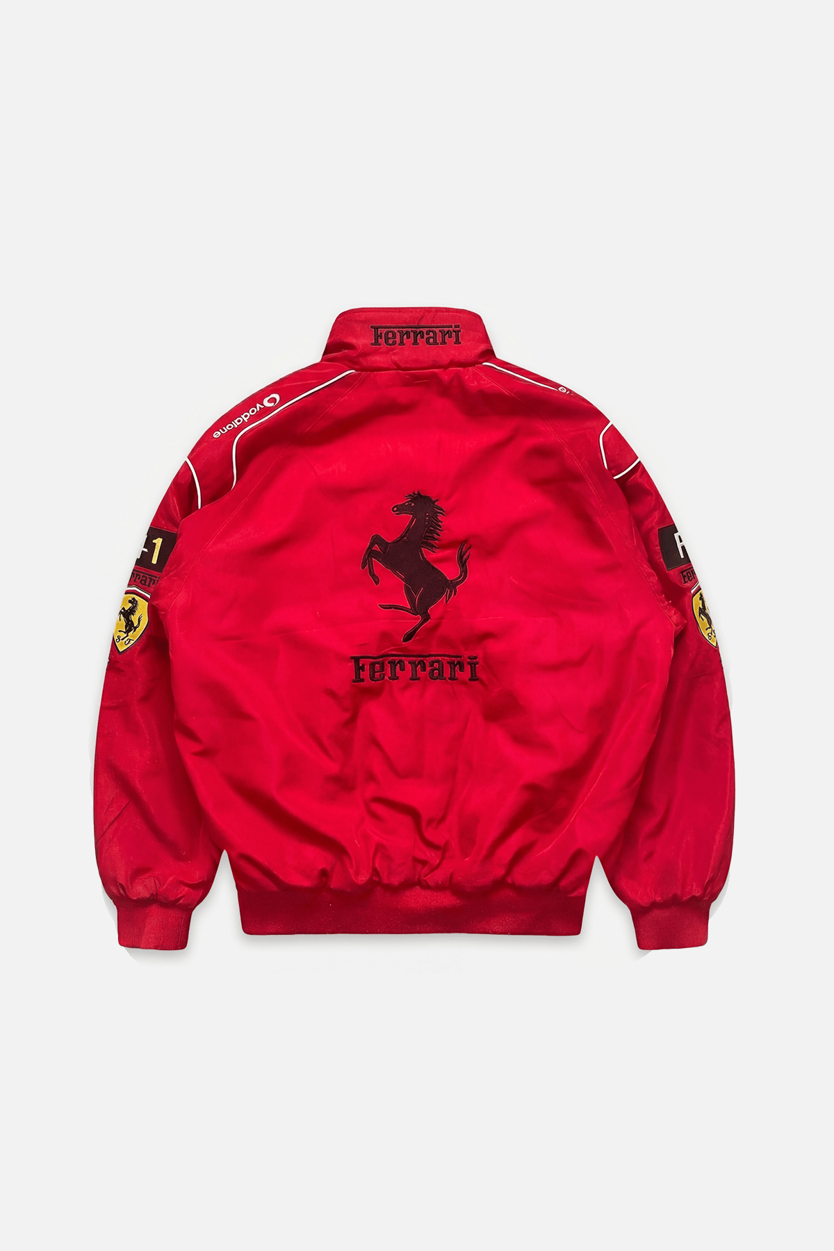 Ferrari F1 Vintage Racing Jacket - Red ZipCover Edition Poky Development