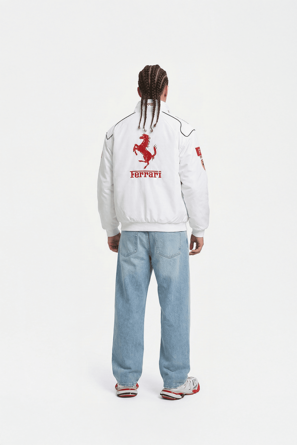 Ferrari F1 Vintage Racing Jacket - White Edition J4R