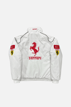 Ferrari F1 Vintage Racing Jacket - White Edition J4R