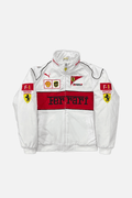 Ferrari F1 Vintage Racing Jacket - White Edition J4R