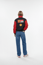 Ferrari F1 Vintage Racing Jacket - White & Red Edition J4R