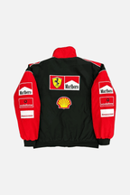 Ferrari F1 Vintage Racing Jacket - White & Red Edition J4R