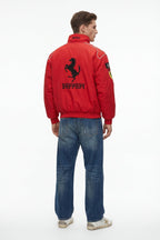 Ferrari F1 Vintage Racing Jacket - White ZipCover Edition Poky Development