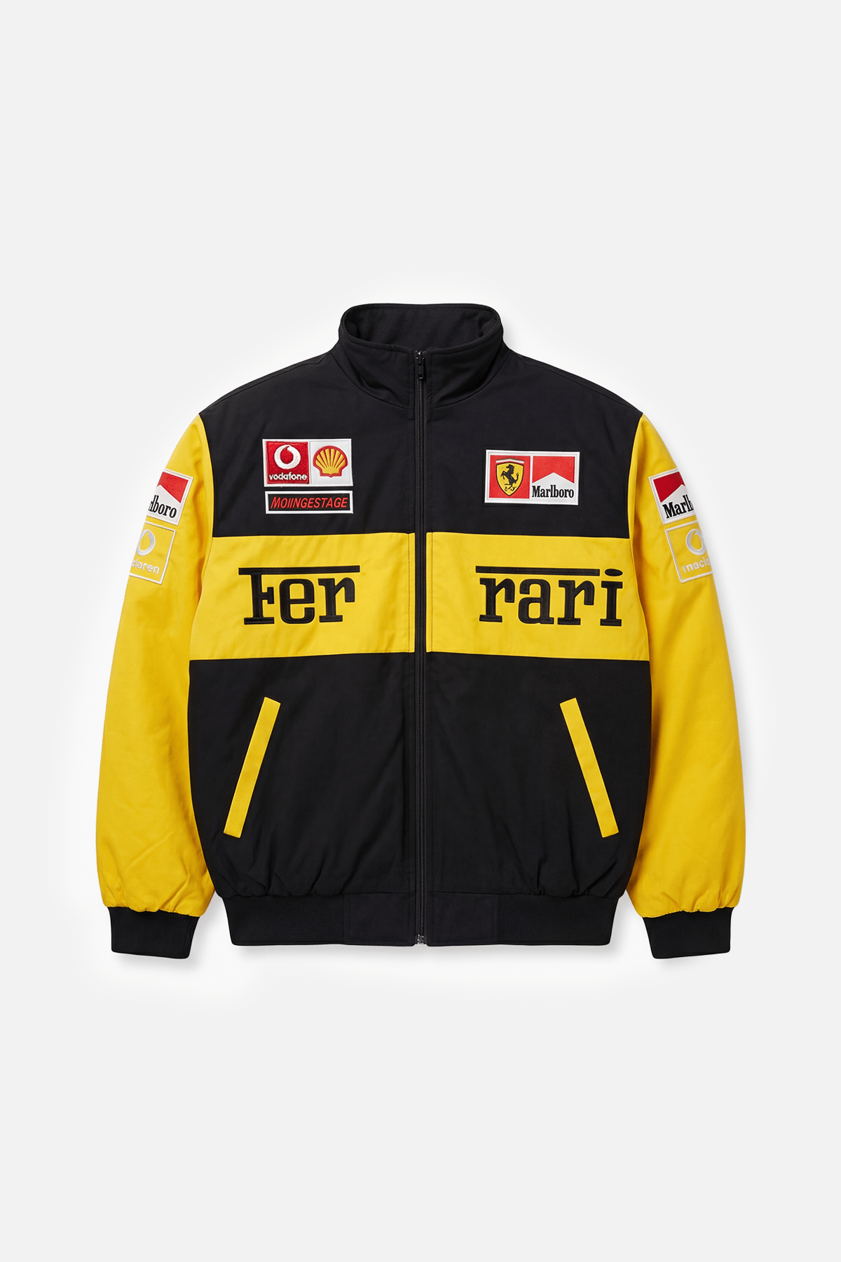 Ferrari F1 Vintage Racing Jacket - Yellow Edition Poky Development