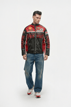 Ferrari F1 Vintage Racing Leather Jacket - Olympus Edition J4R