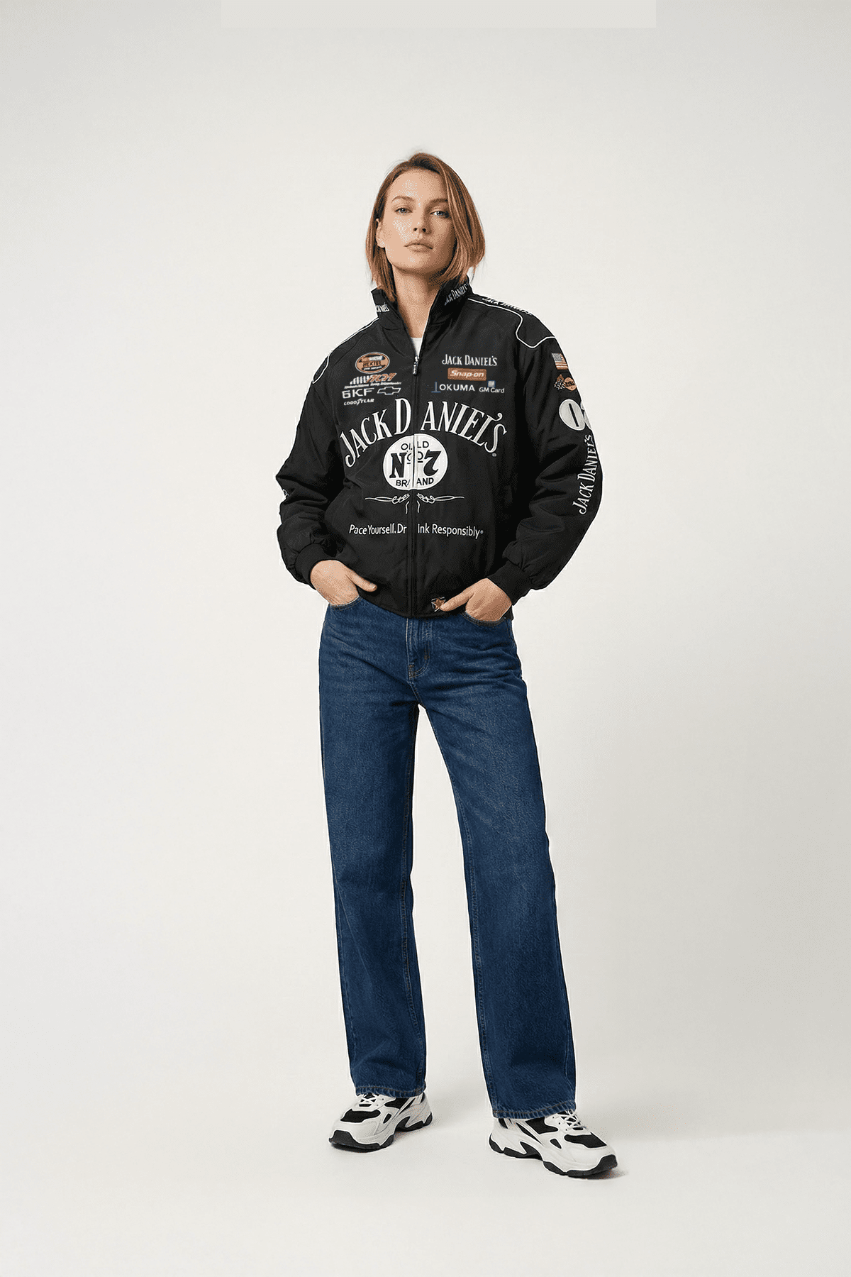 Jack Daniel's Racing Vintage Jacket - Black Edition J4R