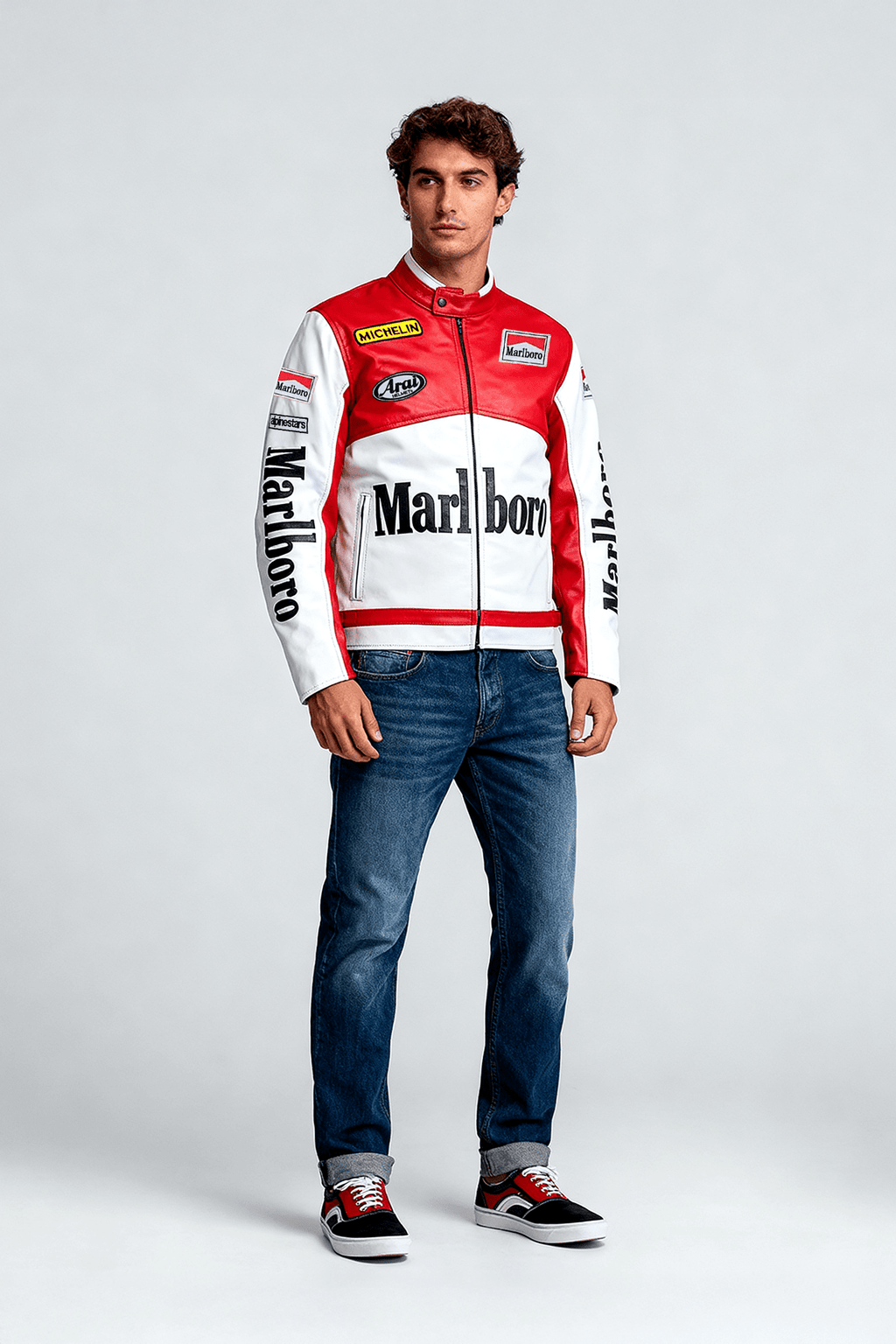 Marlboro Racing Leather Jacket - Classic Edition Poky Development