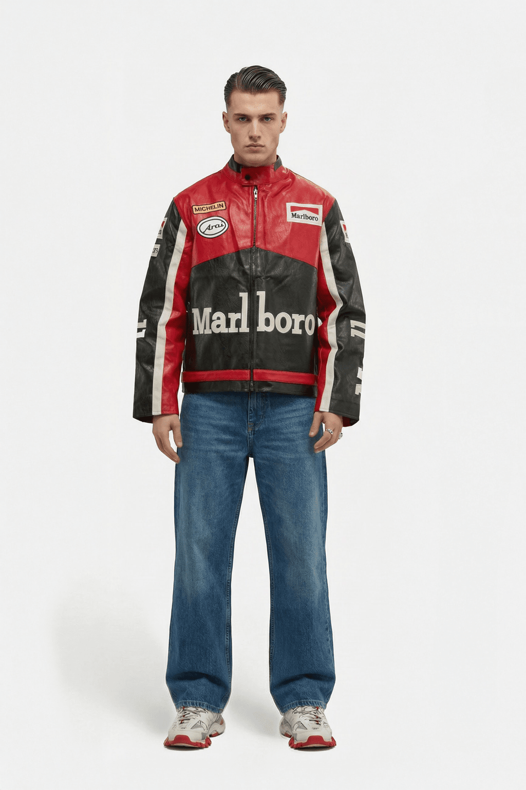 Marlboro Vintage Racing Leather Jacket - Classic Edition J4R