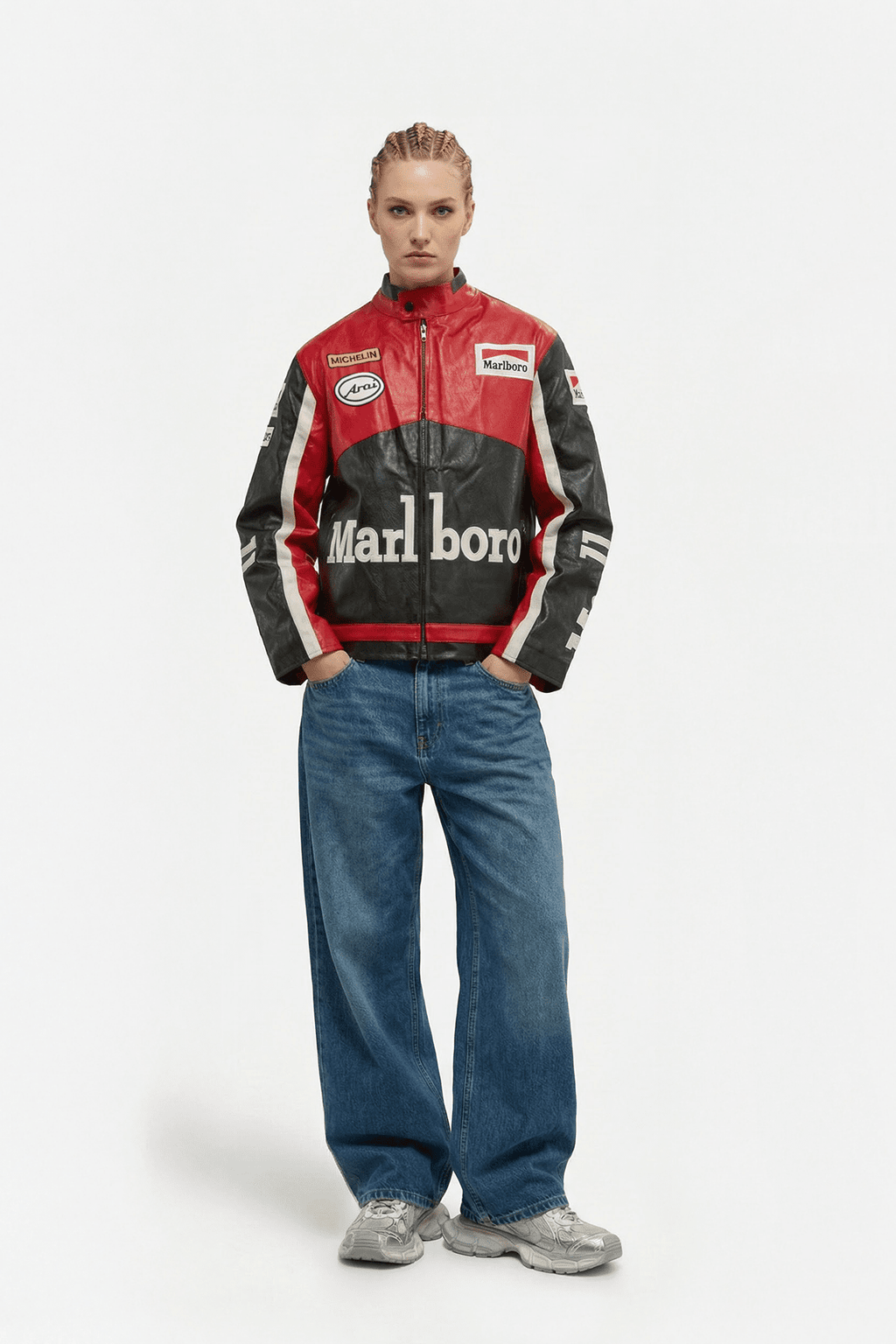 Marlboro Vintage Racing Leather Jacket - Classic Edition J4R