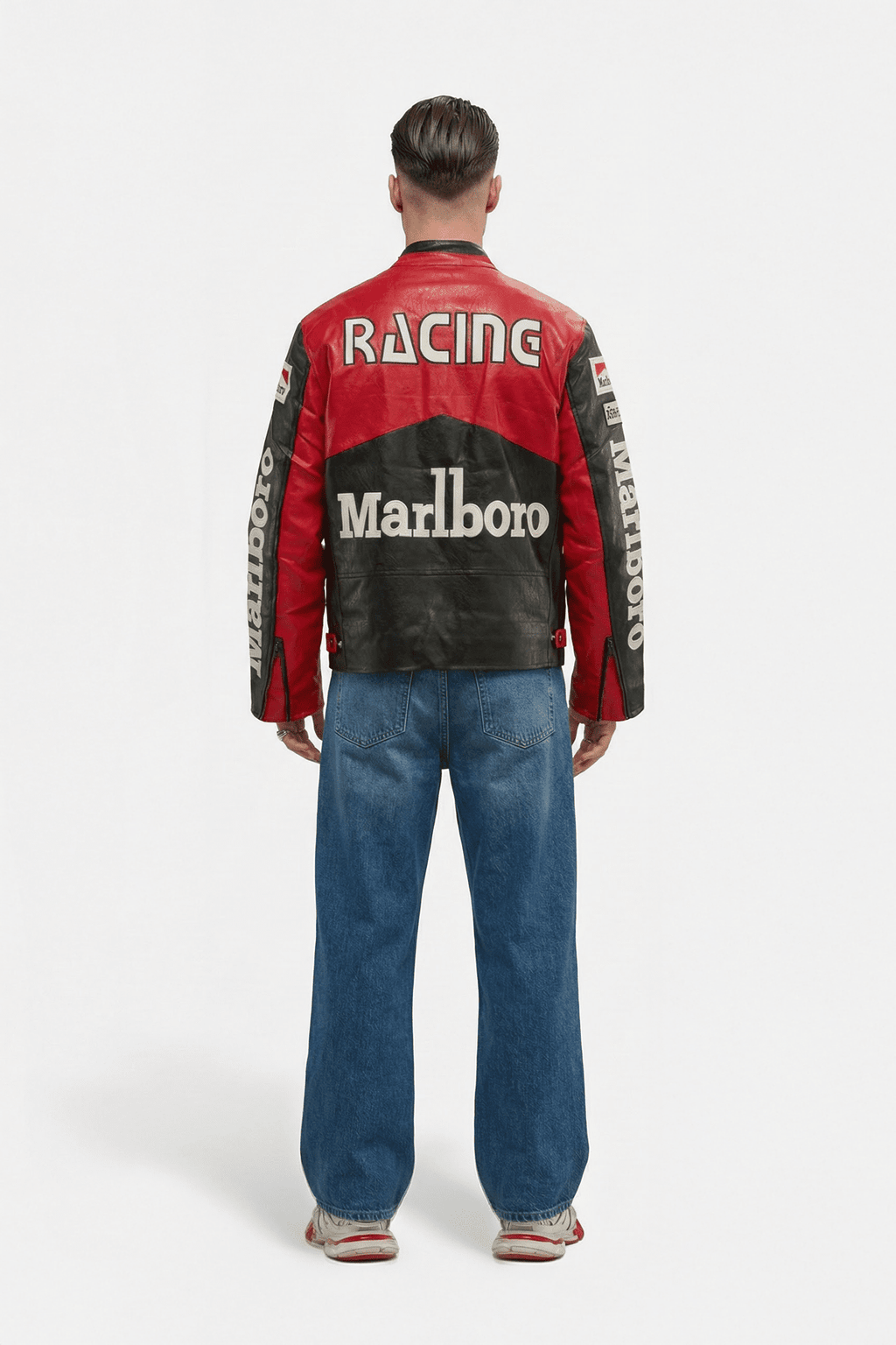 Marlboro Vintage Racing Leather Jacket - Classic Edition J4R