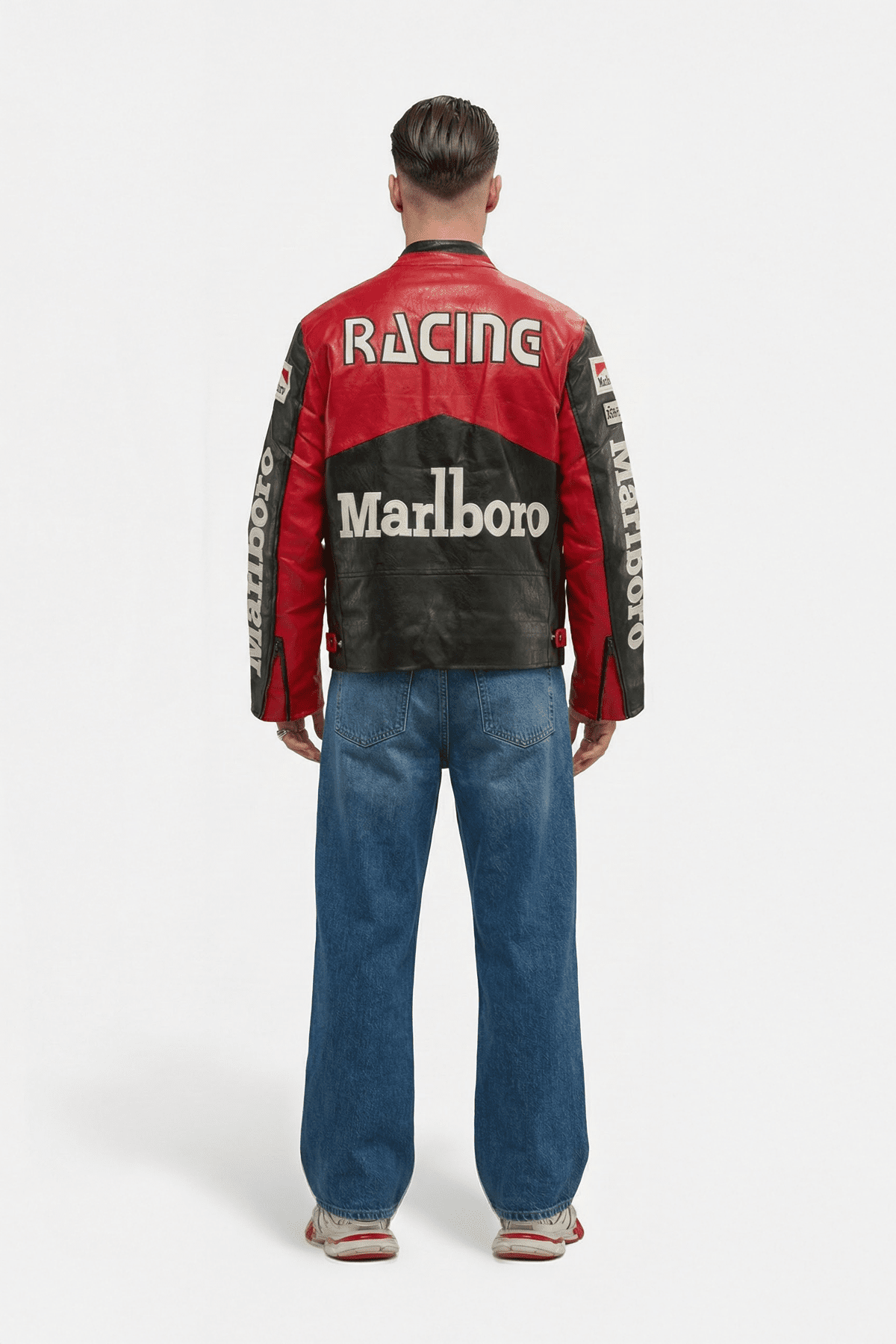 Marlboro Vintage Racing Leather Jacket - Classic Edition J4R